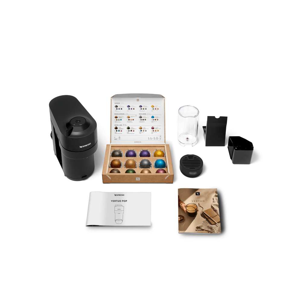Nespresso By Delonghi Vertuo Pop Coffee Machine Black